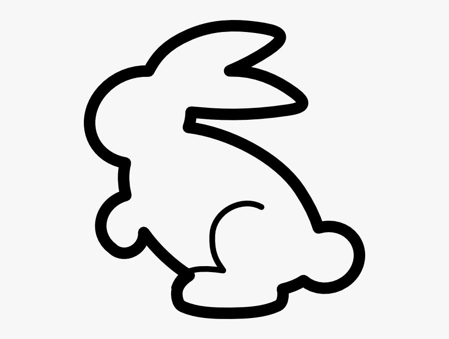 Simple Bunny, Transparent Clipart