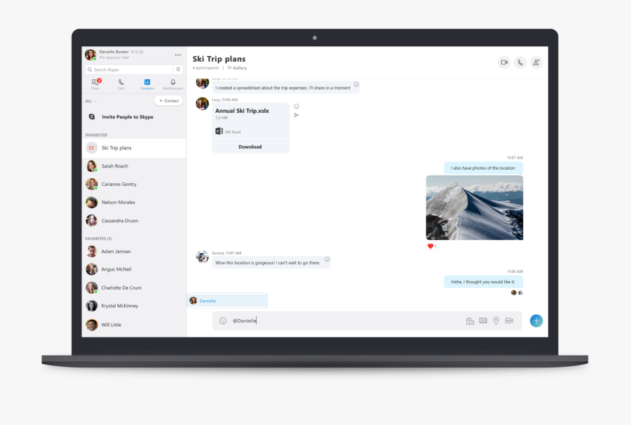 Clip Art Simplicity And Familiarity Updates - Skype 2019 New Features, Transparent Clipart