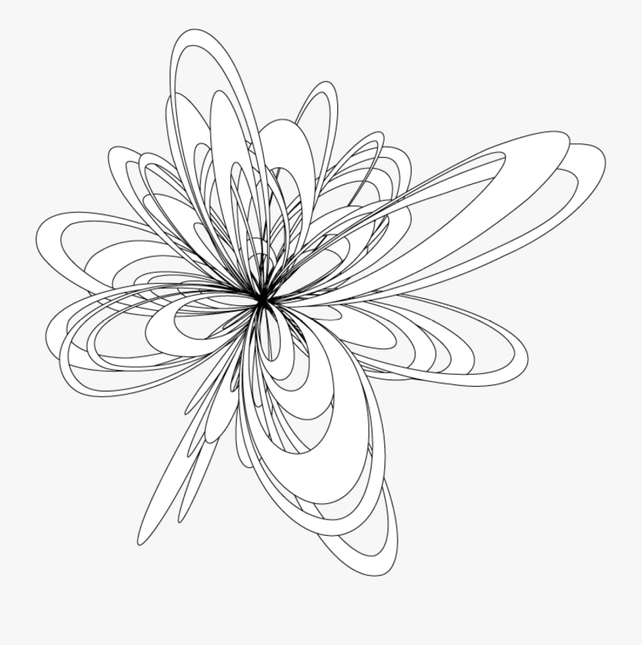 Locust Drawing Flower - Line Art, Transparent Clipart