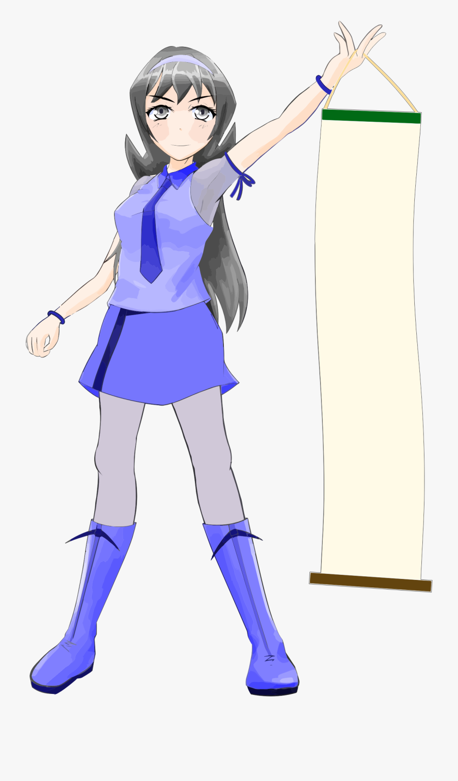 Thumb Image - Clipart Anime Girl, Transparent Clipart