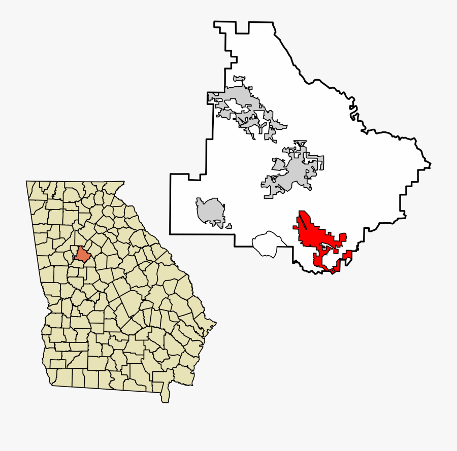 Vidalia Ga On Map, Transparent Clipart