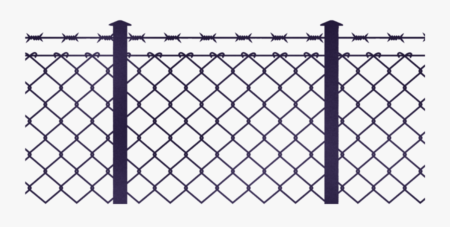 Transparent Chainlink Fence Png - Barbed Wire Fence Png, Transparent Clipart