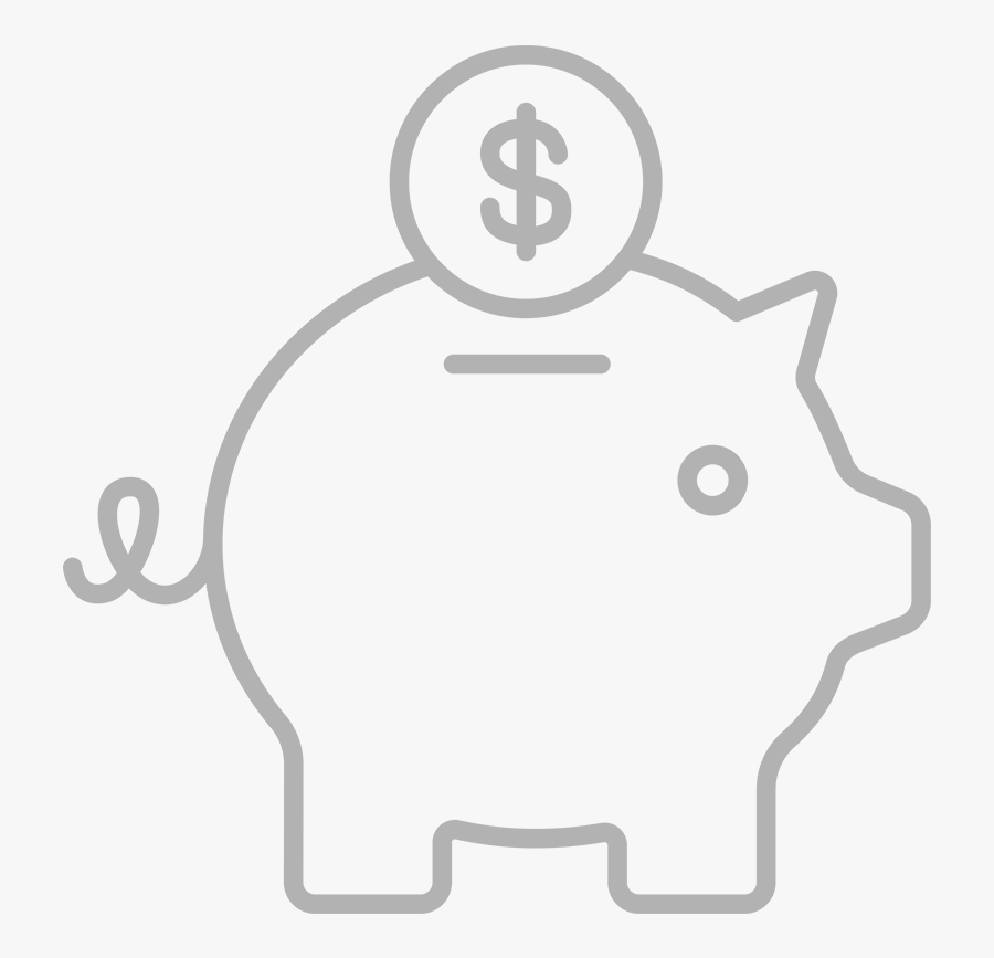 Transparent Don"t Litter Clipart - Icon Piggy Bank Infographic, Transparent Clipart