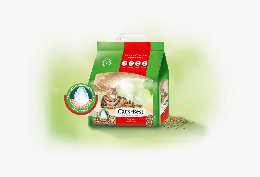 Cats Best Cat Litter - Cat's Best Litter, Transparent Clipart