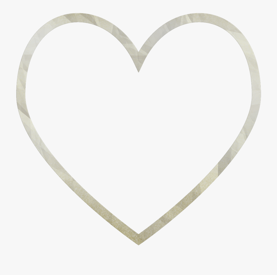 Scrapbook Scrap Elements Free Picture - Cuore Bianco Sfondo Trasparente, Transparent Clipart