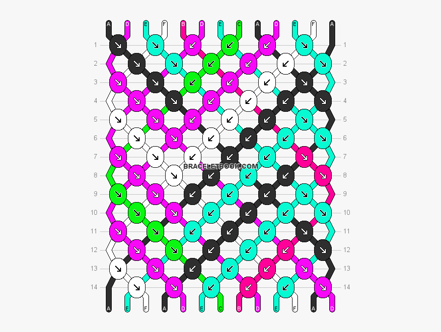 Transparent Bracelet Clipart - Friendship Bracelet Patterns Instructions, Transparent Clipart