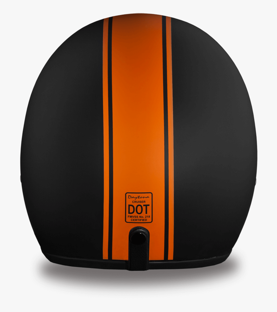 D O T Approved Orange Pin Stripe Helmet 3 4 Shell Helmets - Computer Speaker, Transparent Clipart