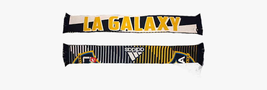 La Galaxy Limited Edition Stripe Jacquered Scarf - Banner, Transparent Clipart