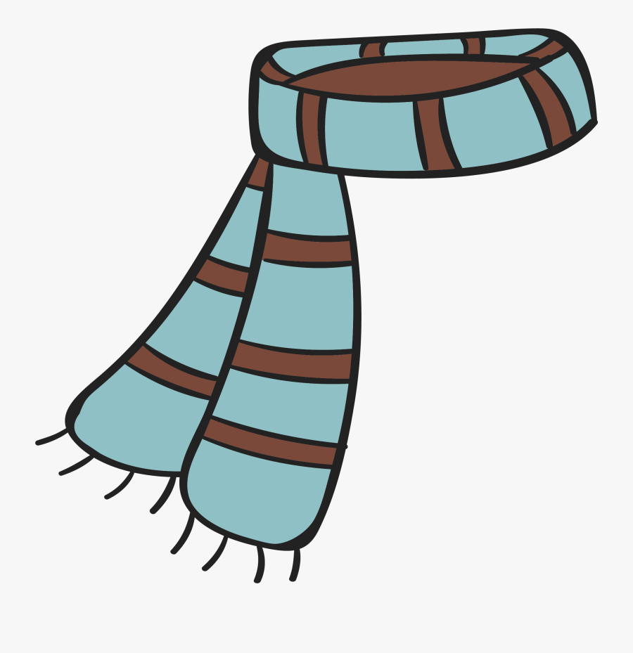 Pattern Clipart Stripe - Striped Scarf Clipart, Transparent Clipart