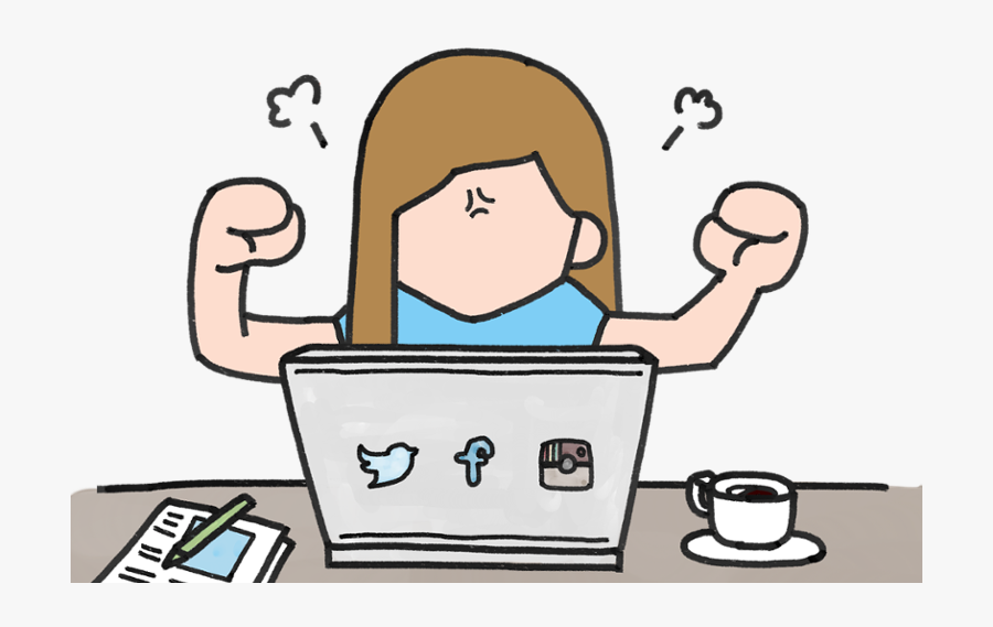 Write An Email Cartoon, Transparent Clipart