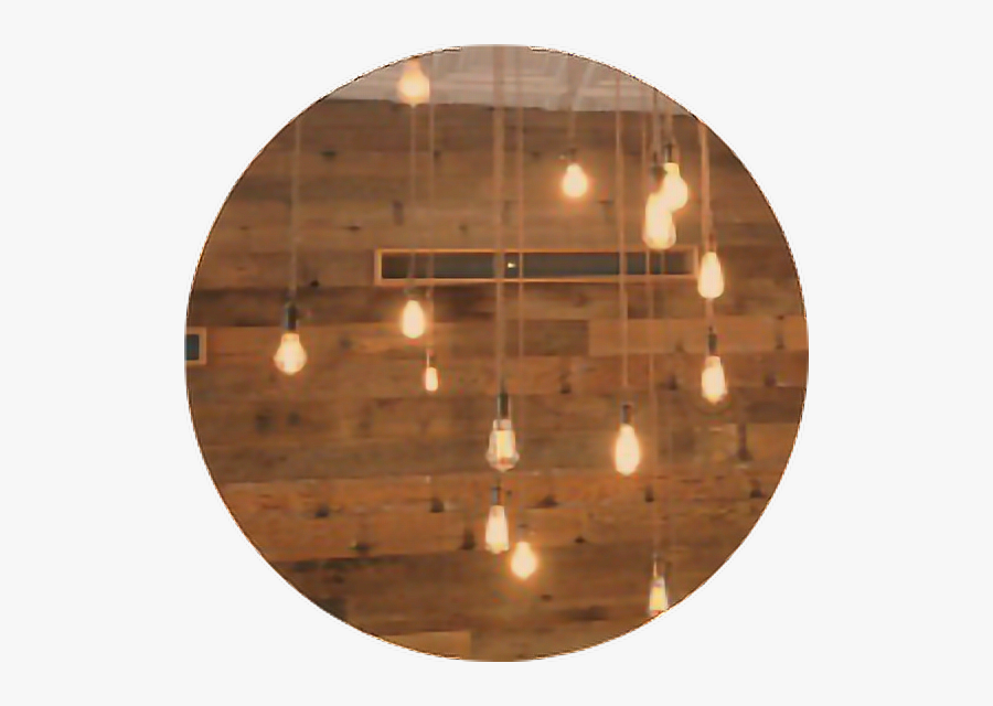 #brown #hanging #lights #bulb #string #wood #circle - Header Light Brown Aesthetic, Transparent Clipart