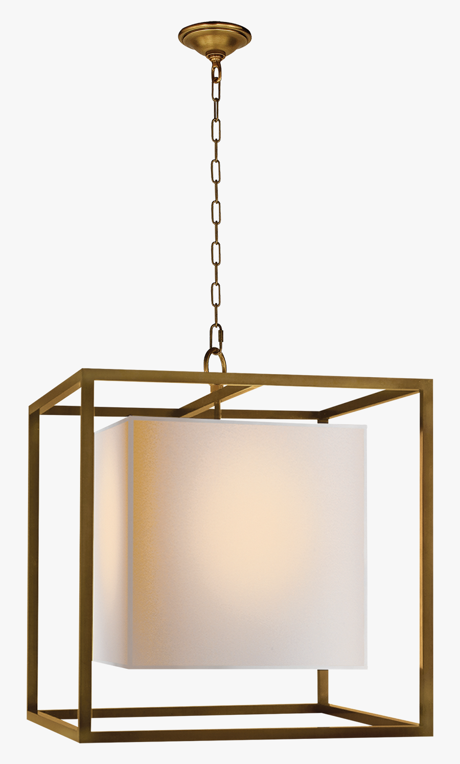 Hanging Lantern Lights - Visual Comfort Eric Cohler Caged Lantern, Transparent Clipart