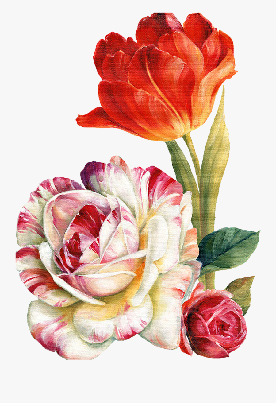 Clip Png Lis Audit Clipartlis - Rose Flower Painting Png, Transparent Clipart