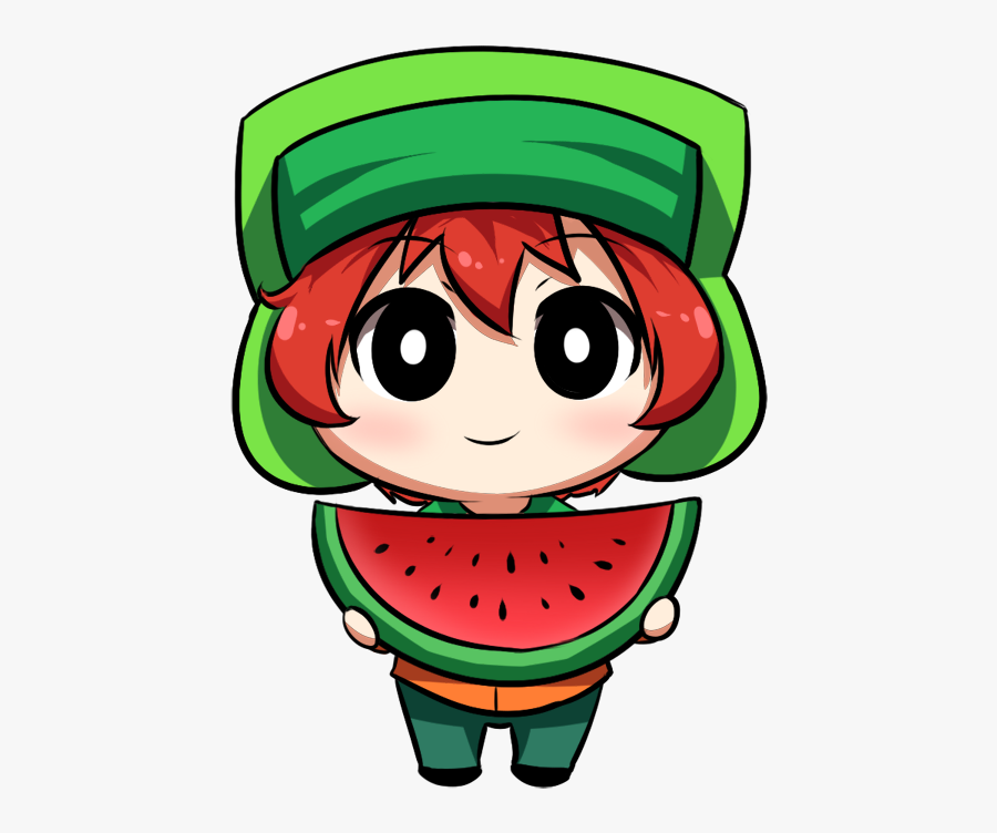 Cartoon Watermelon Png - Kyle Broflovski, Transparent Clipart