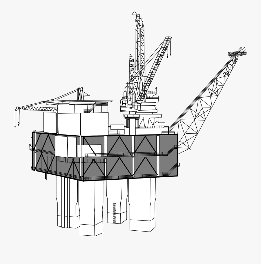 Offshore Oil Rig Clipart, Transparent Clipart
