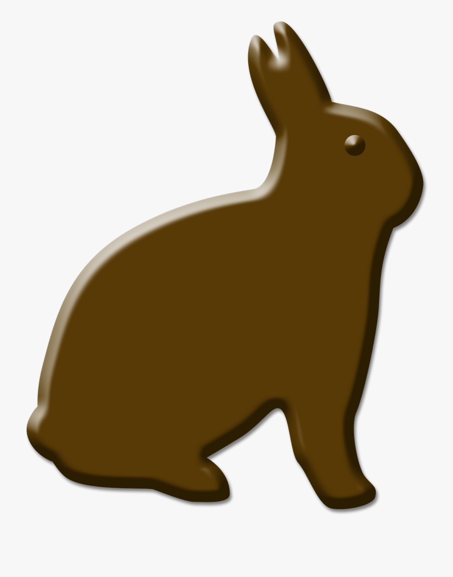 Chocolate Rabbit Clipart Rabbit Silhouette Png , Free Transparent