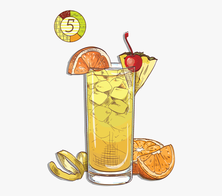 Transparent Alcoholic Drink Clipart - Drink, Transparent Clipart