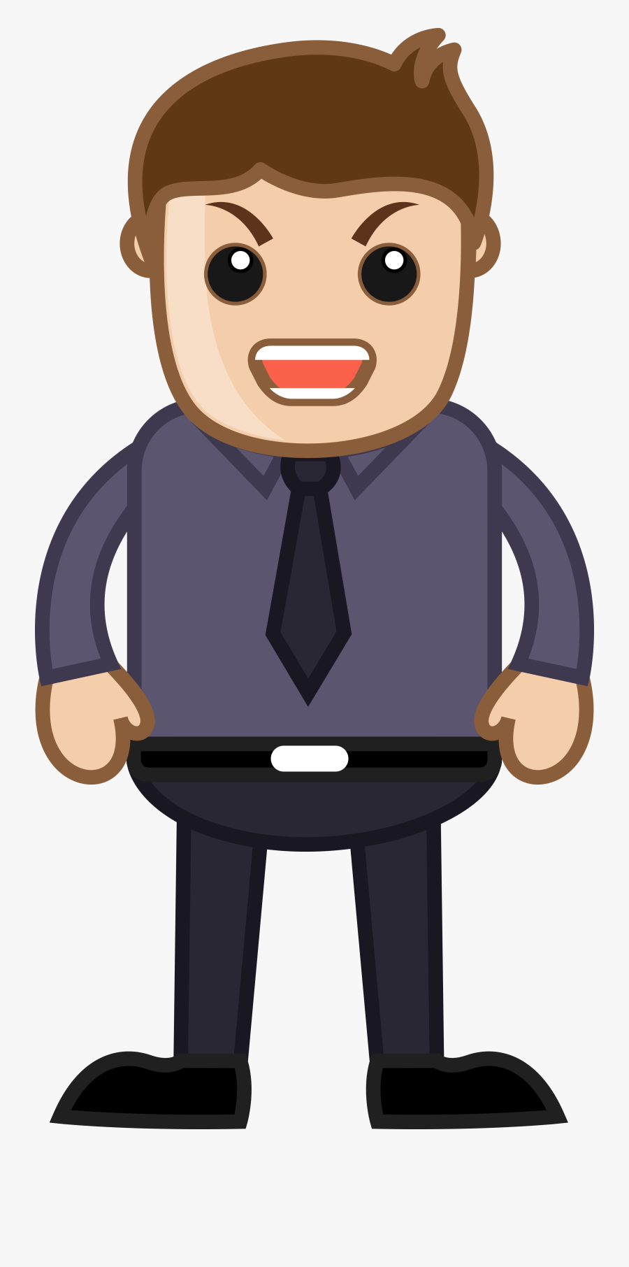 Transparent Angry Person Png - Cartoon People Angry, Transparent Clipart