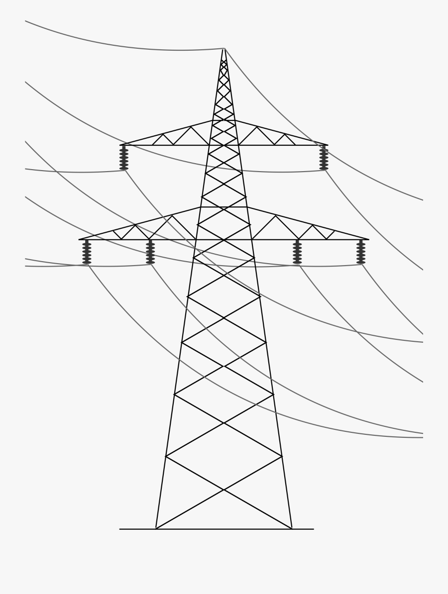 Transparent Drawn Line Png - Power Line, Transparent Clipart