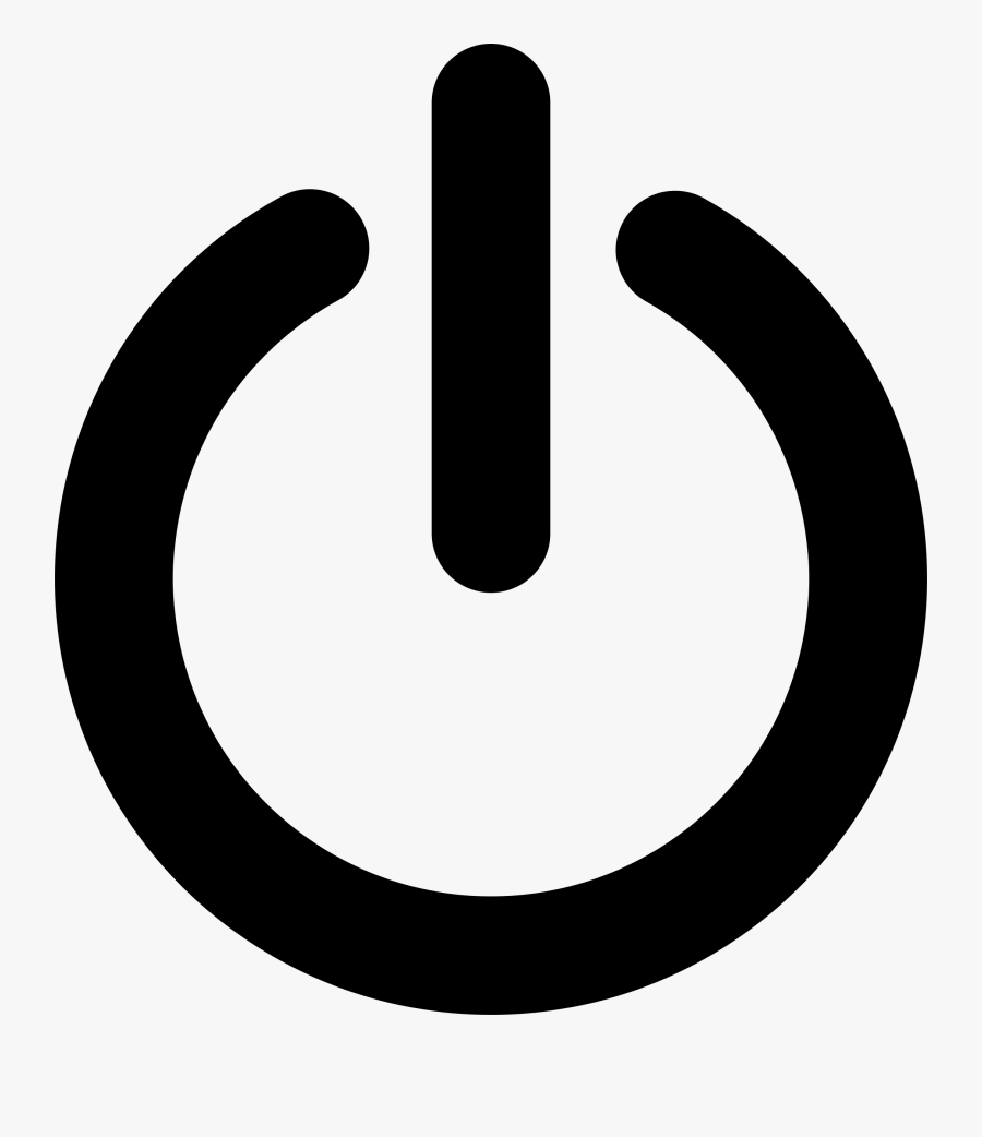 Clipart - Power Symbol - Transparent Background Logout Icon Png, Transparent Clipart
