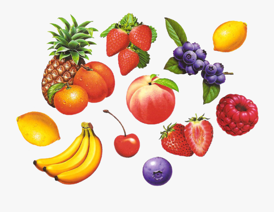 Tropical Fruit Drawing Image Clip Art - Fruits And Vegetables For Headdress, Transparent Clipart