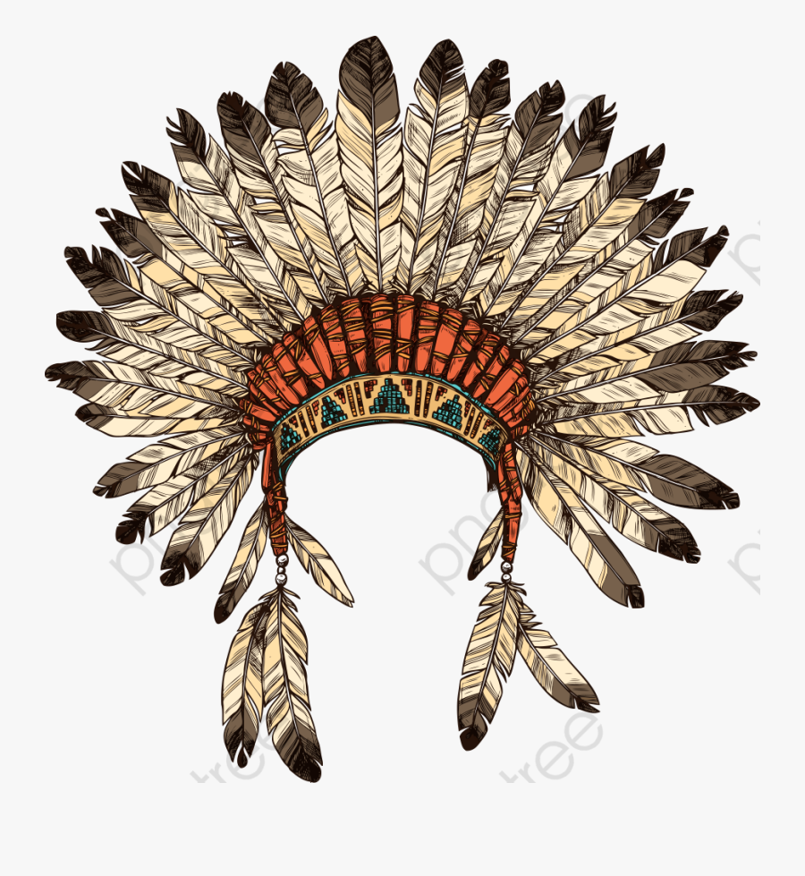 Transparent Vector Indiana Decorative Headdress Png , Free Transparent