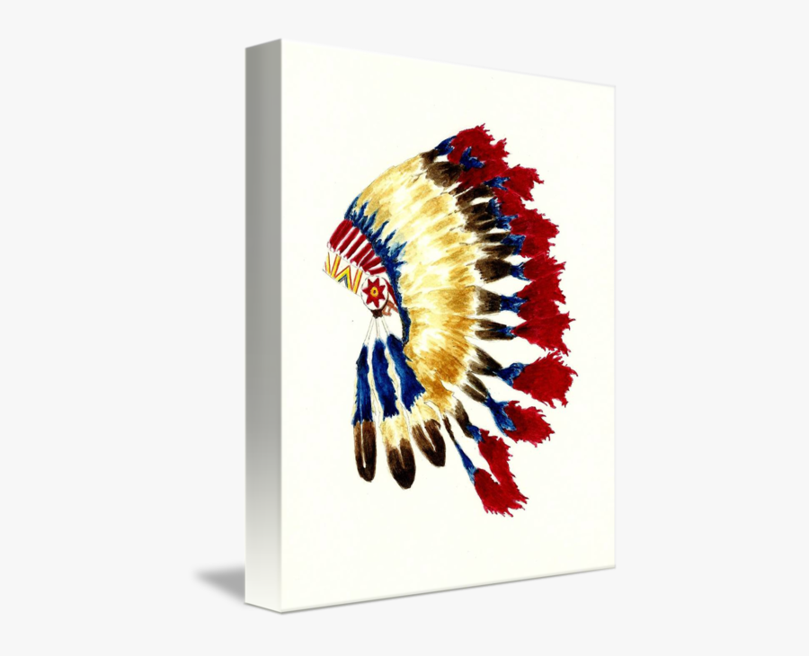 Cherokee Native American Headdress, Transparent Clipart