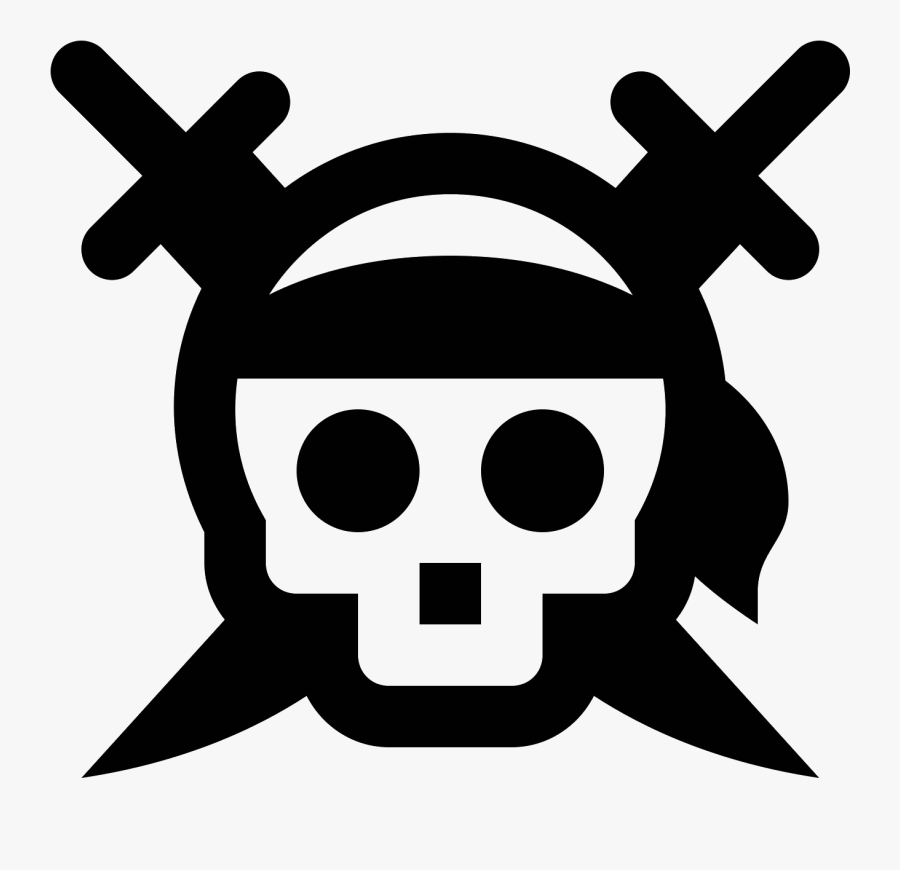 Pirates Of The Caribbean Computer Icons Clip Art - Pirate Symbol Png, Transparent Clipart
