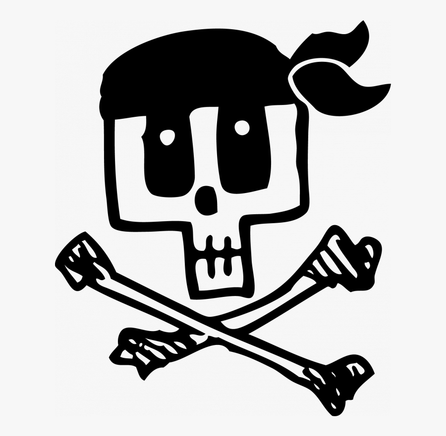 Drawing Pirates Pirate Skeleton Transparent Png Clipart - Tête Squelette Pirate, Transparent Clipart