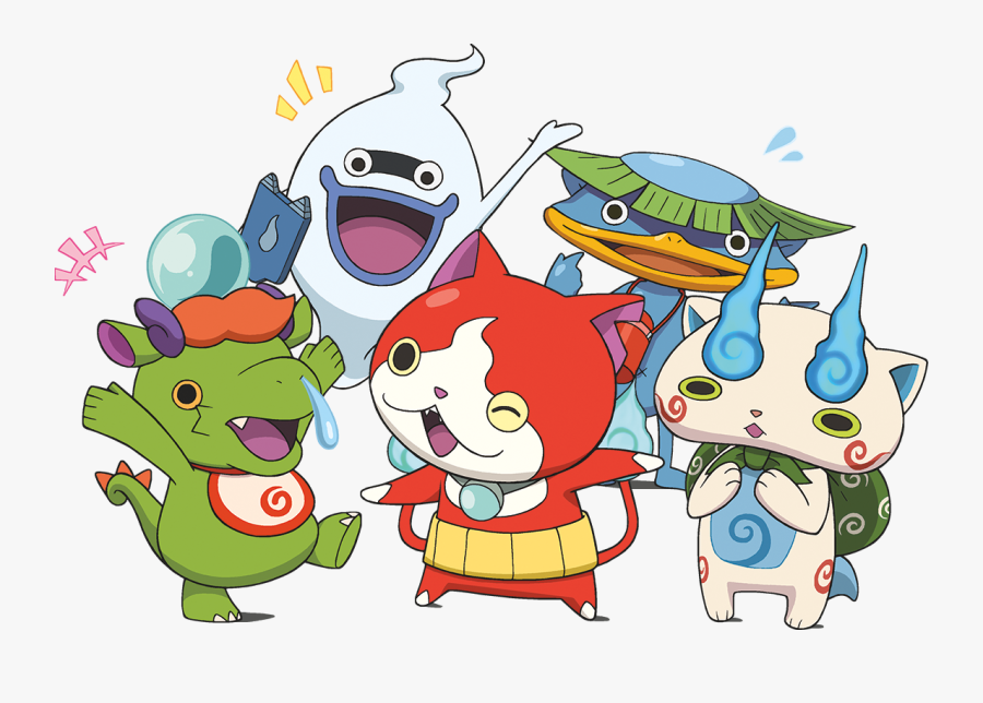 Cartoon,clip Character,art - Yokai Watch All Yokai, Transparent Clipart