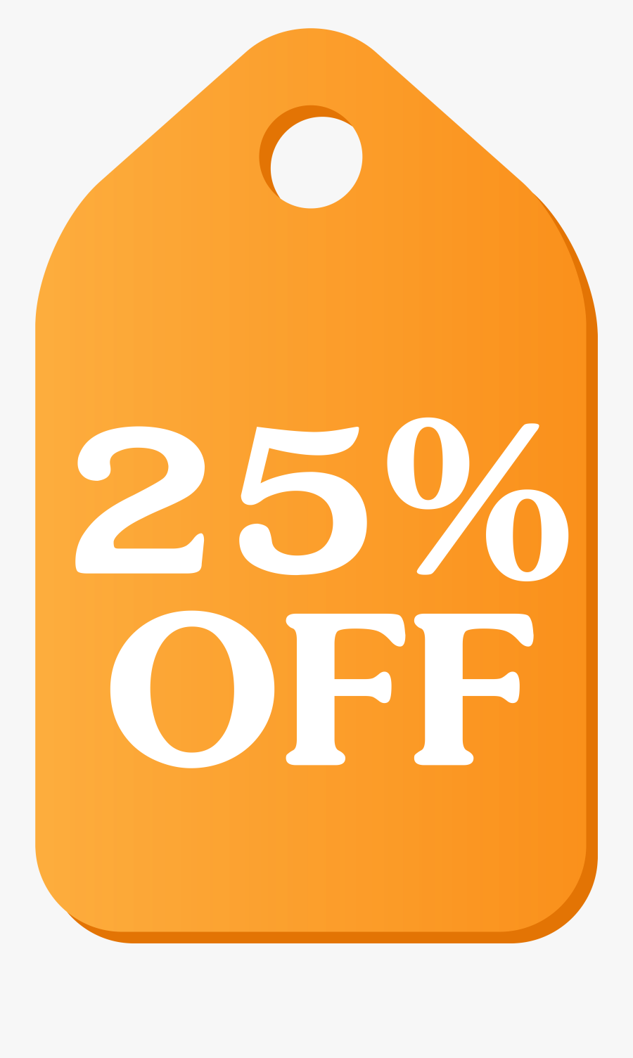 Yo Yo Clipart Orange - 25 Off Tag Png, Transparent Clipart