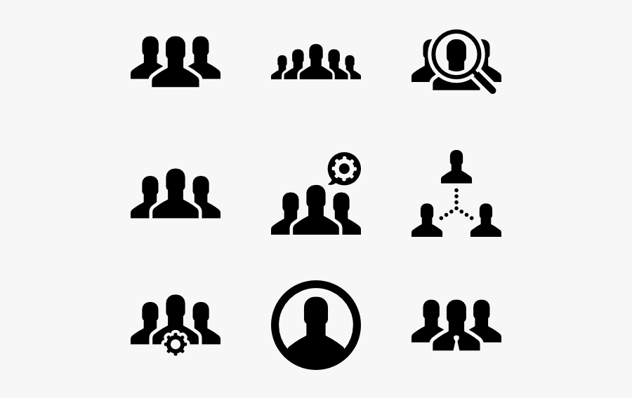 Human Icon Vector - 3 Human Icon Png, Transparent Clipart