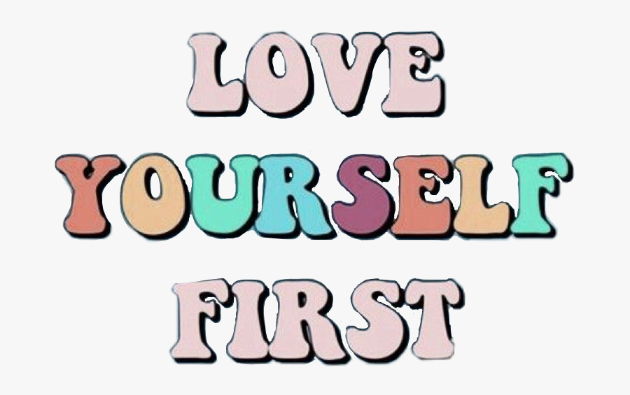 #love #selflove #vsco #rainbow #quote #vscoquotes #freetoedit - Self Love Vsco, Transparent Clipart