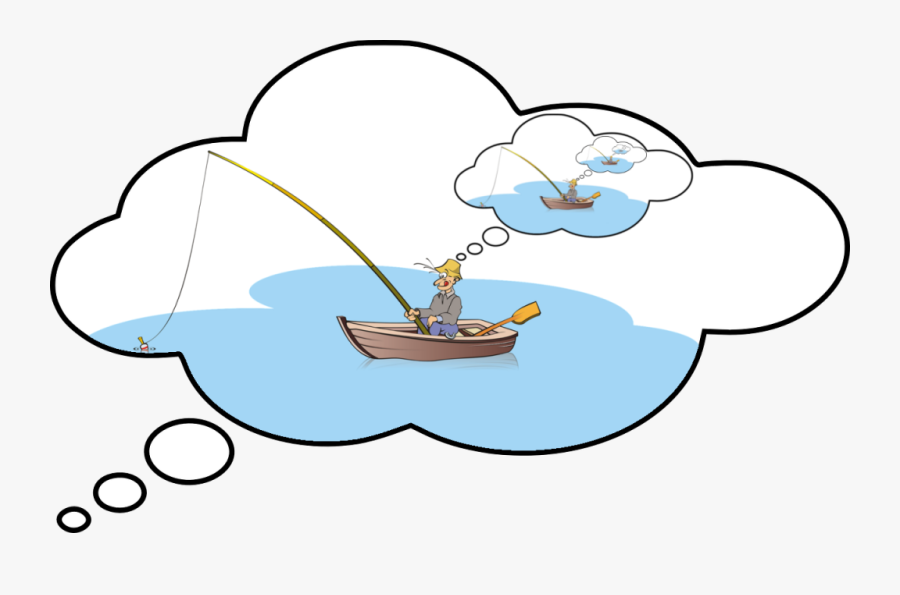 Conquering Low Self-esteem Fishing For Thoughts, Transparent Clipart