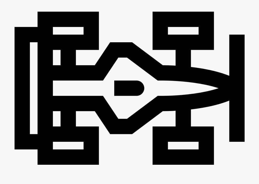 Transparent Car Clipart Top View - Race Car Down Top Png, Transparent Clipart