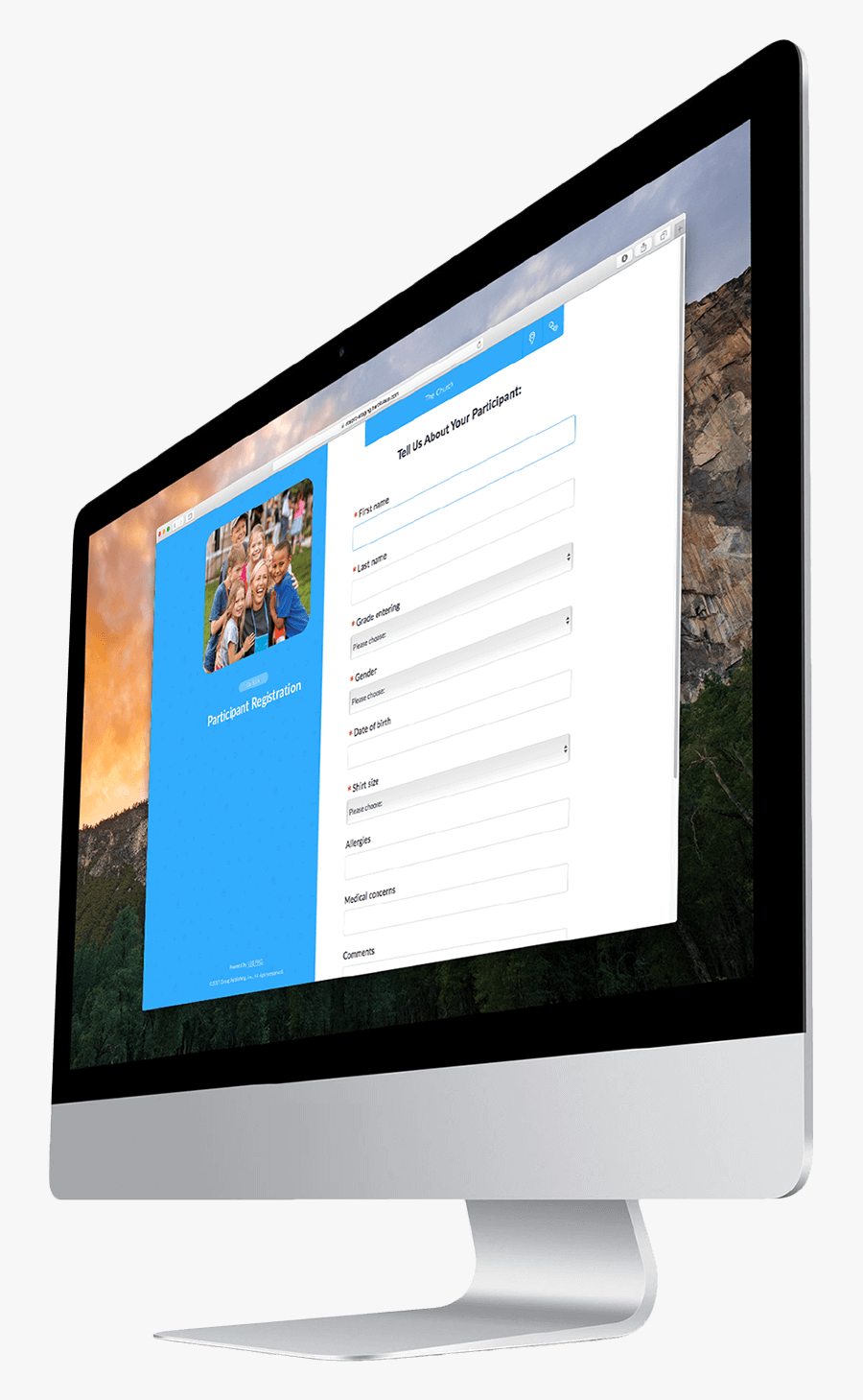 Vbs Pro Register Screen - Flat Panel Display, Transparent Clipart