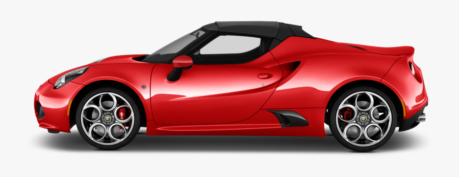 Transparent Class Of 2017 Clipart - Alfa Romeo 4c Side View, Transparent Clipart