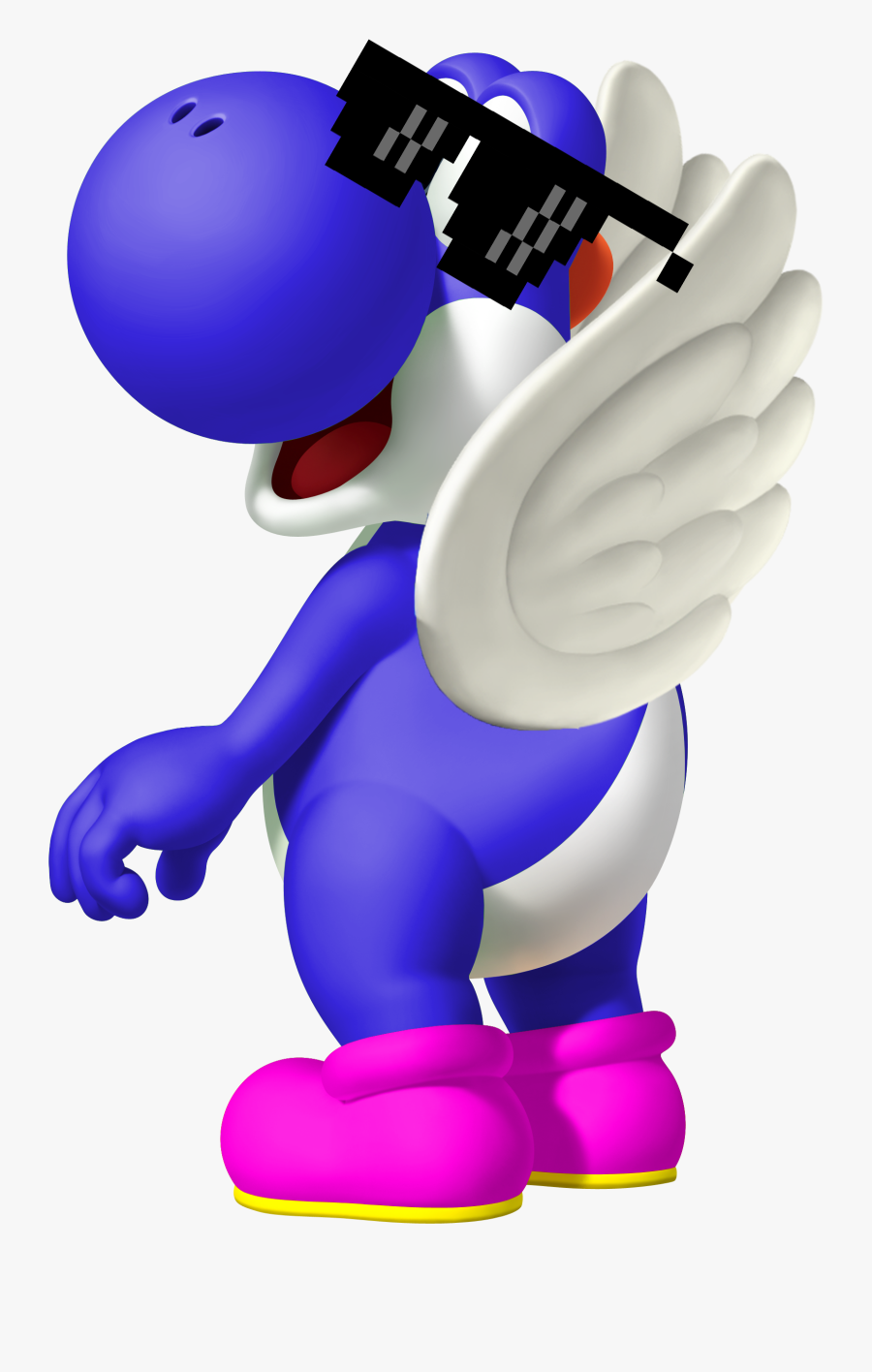 Yoshi Clipart Sunglasses - Png Yoshi, Transparent Clipart