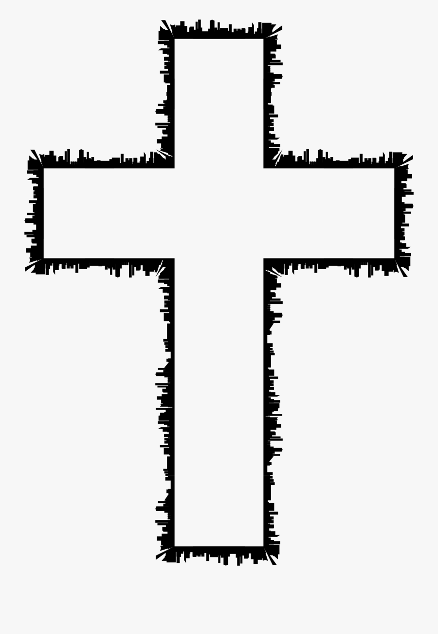 Cross Clipart Silhouette - Transparent Image Of Cross, Transparent Clipart