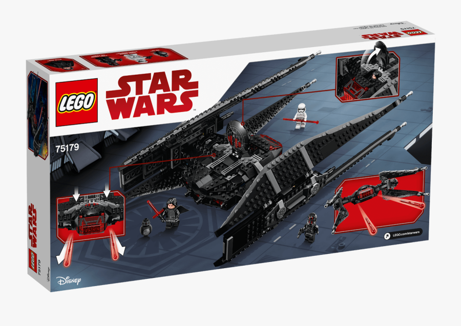 Transparent Tie Fighter Clipart - Lego Star Wars Kylo Ren Tie Fighter, Transparent Clipart