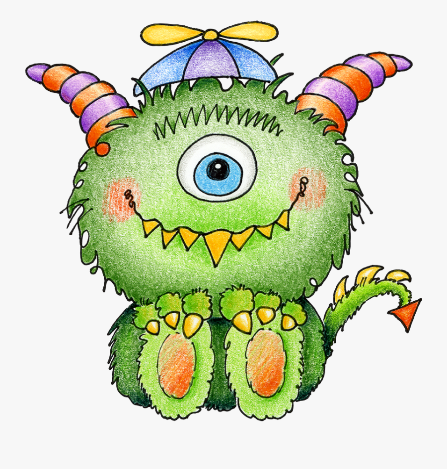 Cartoon Kid Monsters, Transparent Clipart
