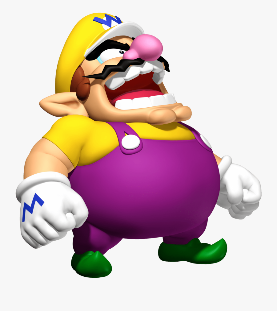Angry Wario Transparent Png - Printable Mario Bros Characters, Transparent Clipart