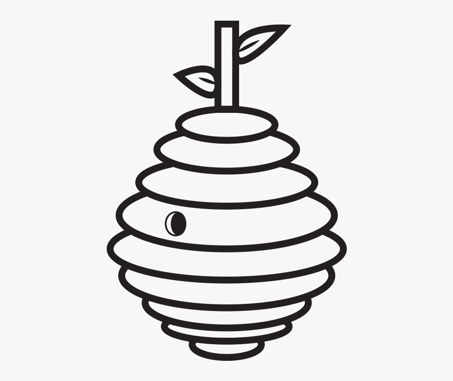 Colony And Population Dynamics - Bee Nest Cartoon, Transparent Clipart