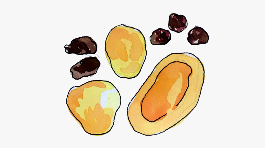 Dried Fruit, Transparent Clipart