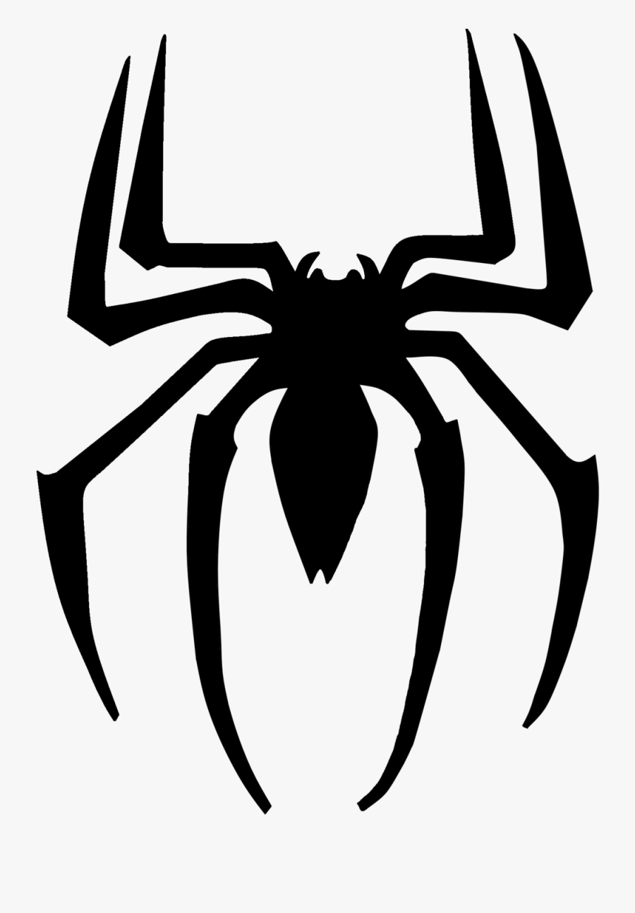 Spider-man Venom Logo Superhero - Transparent Background Spiderman Logo, Transparent Clipart