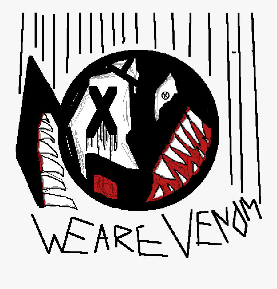 Venom X Marshmellow - Illustration, Transparent Clipart