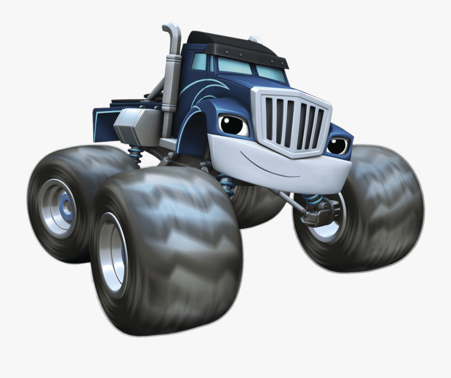 Blaze And The Monster Machines Crucher - Crusher Blaze And The Monster Machines Voice, Transparent Clipart