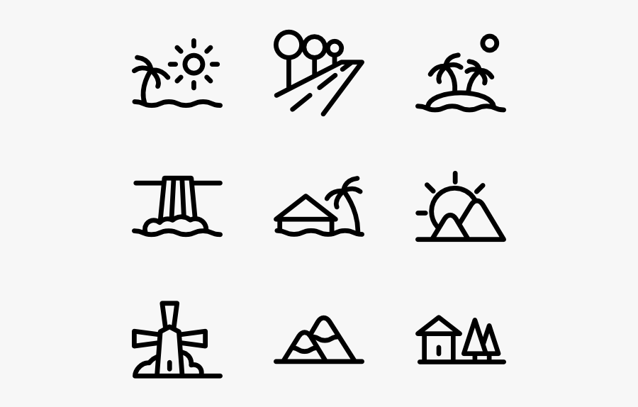 Island Icon Png - Mountain Icons Png Free, Transparent Clipart