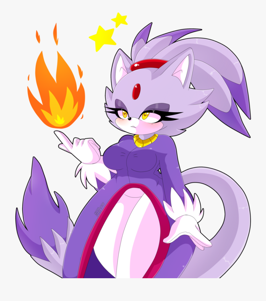 Blazie The Beautiful Kitty - Blaze The Cat Png, Transparent Clipart
