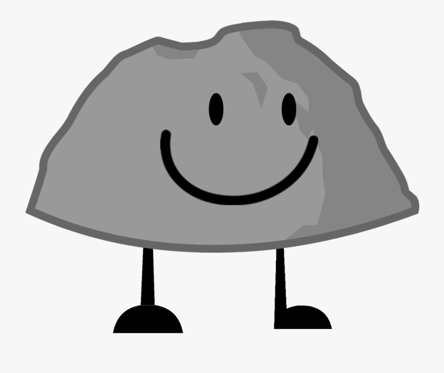 Clip Art Rocky Shoreline Island Clipart Black And White - Inanimate Insanity Bfdi Rocky, Transparent Clipart